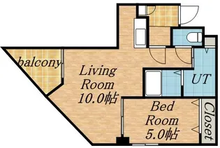 シャンドール宮の森【9階】の間取り