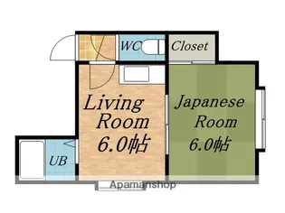 フロスティ発寒B【202号室】の間取り