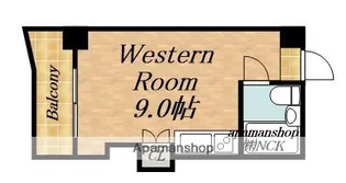 サイレンス医大前【5階】の間取り