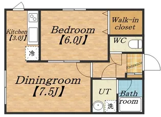 イルピーノ発寒【2階】の間取り