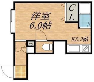 アメニティS20【101号室】の間取り