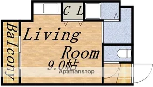 フィール琴似【4階】の間取り