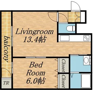 ロイヤルコトニ【3階】の間取り