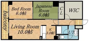 コート琴似【205号室】の間取り
