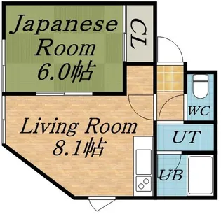 レジデンス清水【3階】の間取り