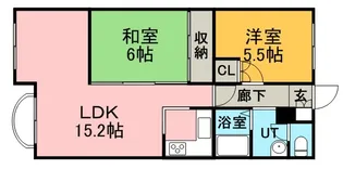 メゾンドルチェ円山【3階】の間取り