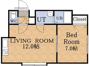 プレミエール発寒【205号室】の間取り