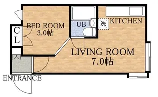 キャステロⅡ【B-1号室】の間取り