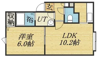 グランイースト手稲【3階】の間取り