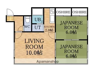 アトールハイツ【1階】の間取り