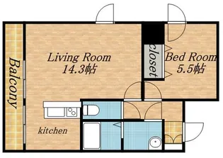 グレイスコートKOTONI【9階】の間取り
