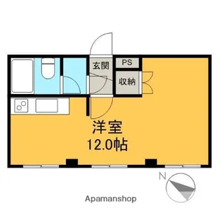 ミレットハイム【3階】の間取り
