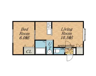 ユーノス【2階】の間取り