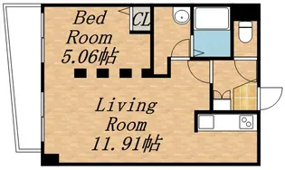 グランカーサ永山公園通 EAST【00205号室】の間取り
