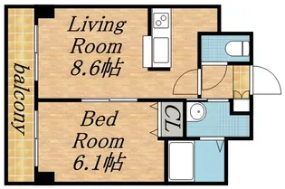 AMBIENTE619【00203号室】の間取り