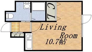 プレゼンス発寒南Ⅰ【302号室】の間取り