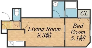 ヴェステン【206号室】の間取り