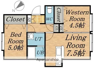 フィレントⅢ【303号室】の間取り