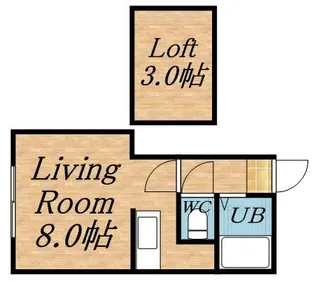 ハイムSENGOKU【203号室】の間取り