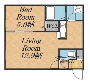 クレステージ手稲【0102号室】の間取り