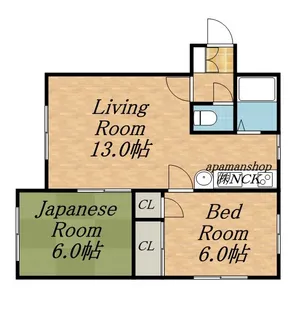 パープルマルコA【103号室】の間取り