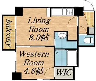 メゾン・ド・ヴィレ桑園【7階】の間取り