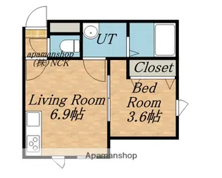 ディアコート【2階】の間取り