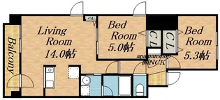 AMABILIS【5階】の間取り