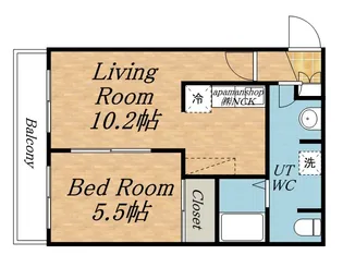 セントポーリアノヴェル【4階】の間取り