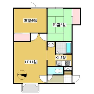エトワール発寒Ⅰ【101号室】の間取り