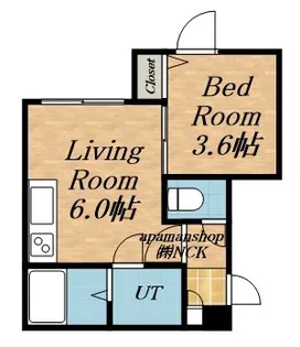 琴似ハウス・蒼【3階】の間取り