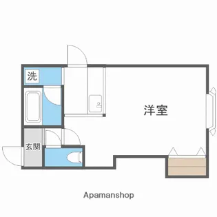 コーポクリーク【3階】の間取り