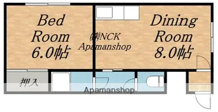 オクトーバー87【3階】の間取り