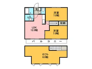 瀬比亜館パークヒルズ【2階】の間取り