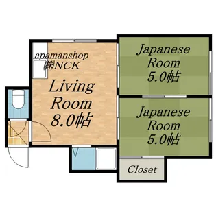 琴似ソフトハイツ【2号室】の間取り