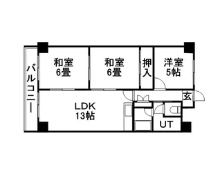 高伸ハイツ【305号室】の間取り