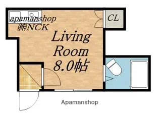 サンコーポ24B【6号室】の間取り