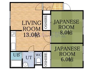 もたいマンション【1階】の間取り