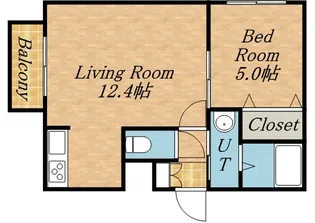 ノースポイント発寒【2階】の間取り