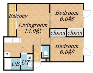 VIVACE【1階】の間取り