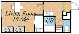レオパレス金山【207号室】の間取り