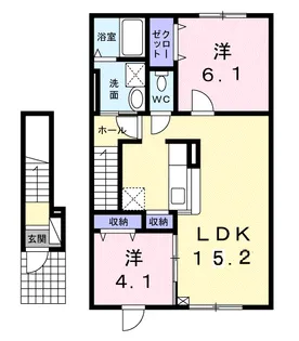 SUNLIT手稲駅前【2階】の間取り