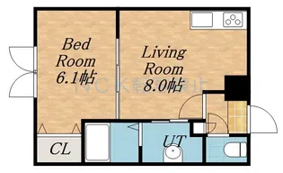 エフビル6【3階】の間取り