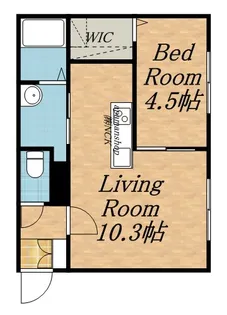IRIS(イリス)HONCHOU【1階】の間取り