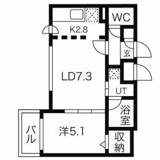 フォレストヒルズB【0402号室】の間取り