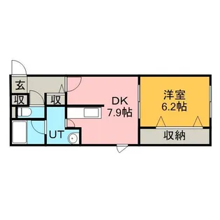 LE・EST Ⅵ【4階】の間取り