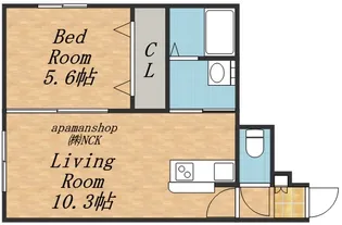サン・クレール本郷(サンクレールホンゴウ)【4階】の間取り