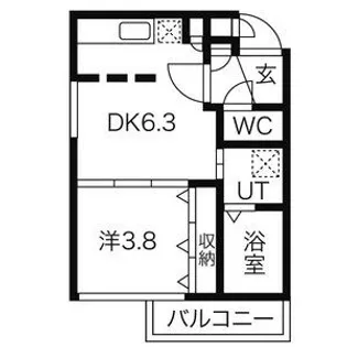 BLANC BONHEUR SOEN【4階】の間取り