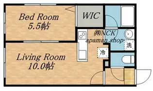 フィオリトゥラハッサム【4階】の間取り