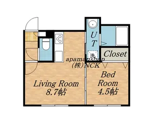 ル・アーヴル【2階】の間取り